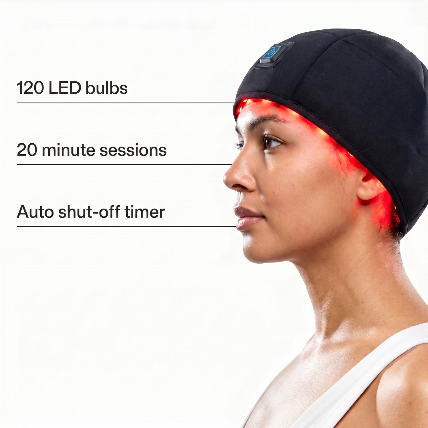 LED Red Light Hair Growth Cap