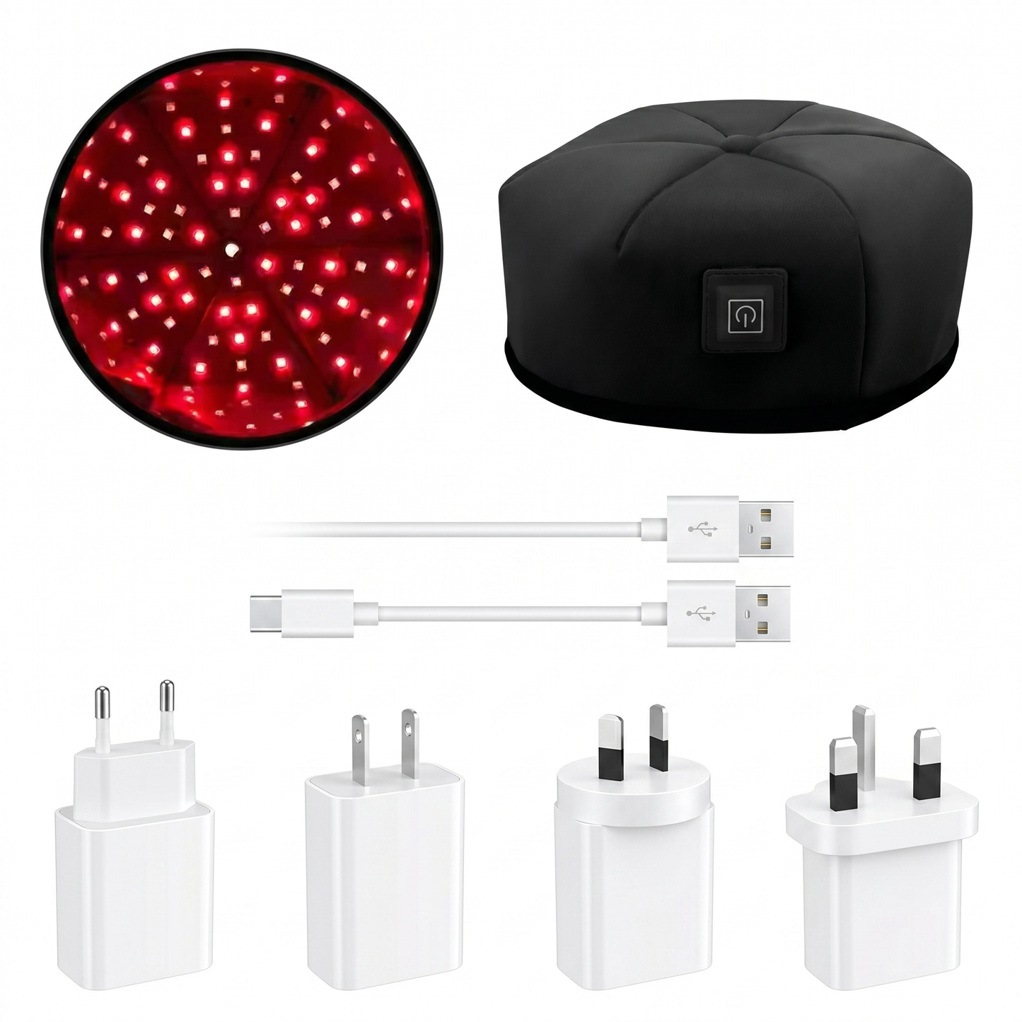 LED Red Light Hair Growth Cap